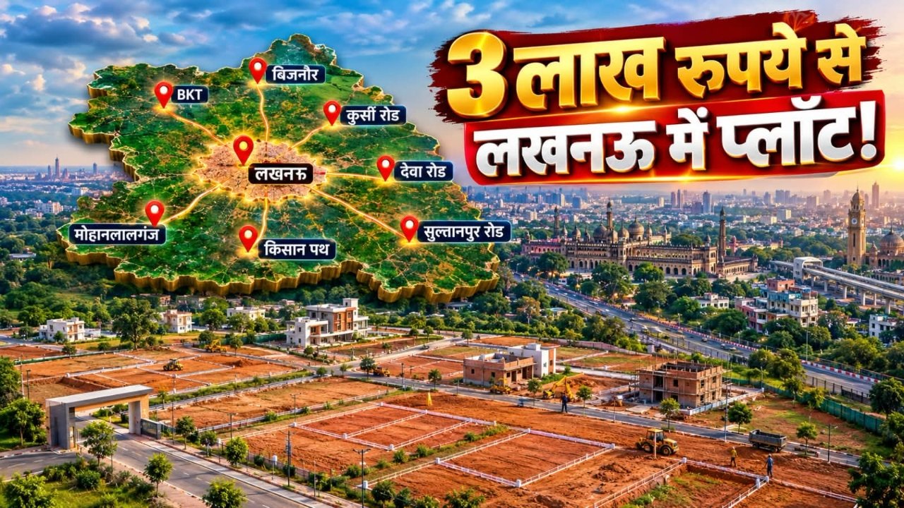 lucknow cheap plots low budget land